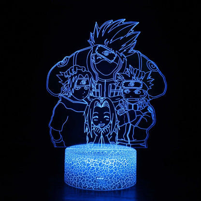 3D Led Naruto frames