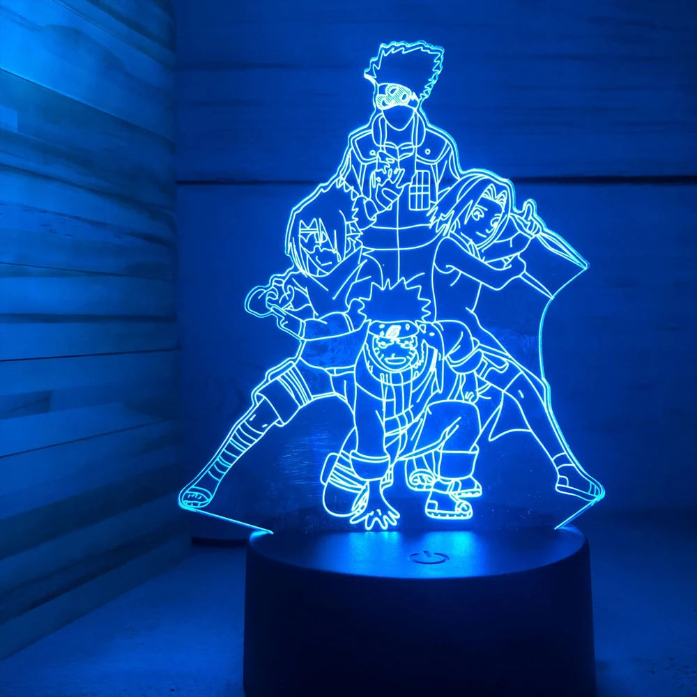 3D Led Naruto frames