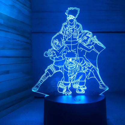 3D Led Naruto frames