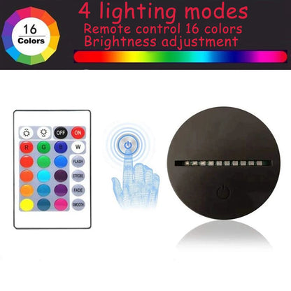 3D Led Naruto frames