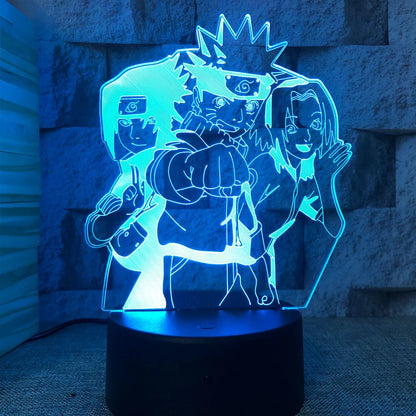 3D Led Naruto frames