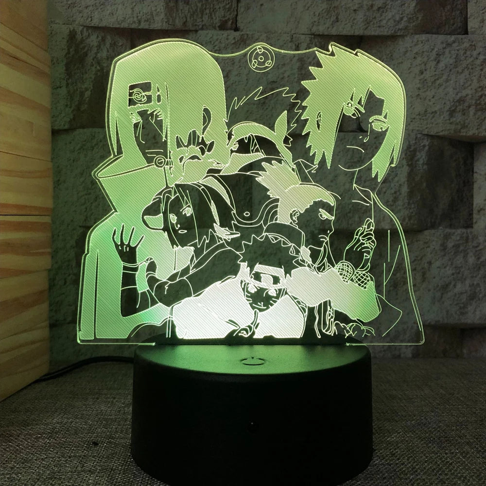 3D Led Naruto frames