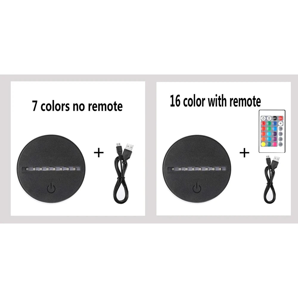 3D Led Naruto frames