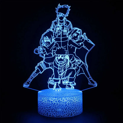 3D Led Naruto frames